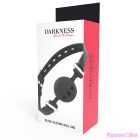 DARKNESS - BLACK BREATHABLE SILICONE GAG