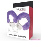DARKNESS - LILAC LINED METAL HANDCUFFS