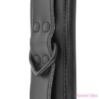 DARKNESS - ADJUSTABLE ANKLE HANDCUFFS BLACK LEATHER