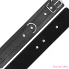 DARKNESS - BLACK ADJUSTABLE HANDCUFFS WITH DOUBLE REINFORCEMENT TAPE