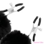 DARKNESS - NIPPLE CLAMPS WITH POM POMS 1