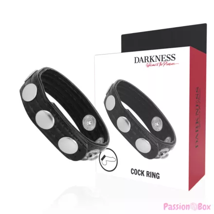DARKNESS - LEATHER ERECTION RING