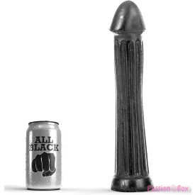 ALL BLACK - PLUG DILDO 31 CM