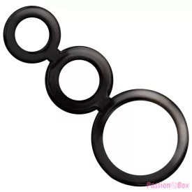 ADDICTED TOYS - RINGS SET FOR PENIS - SMOKED