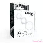 ADDICTED TOYS - RINGS SET FOR PENIS TRANSPARENT