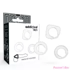 ADDICTED TOYS - C-RING SET CLEAR