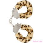 TOYJOY - FURRY FUN CUFFS BONDAGE LEOPARD