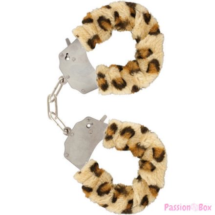 TOYJOY - FURRY FUN CUFFS BONDAGE LEOPARD
