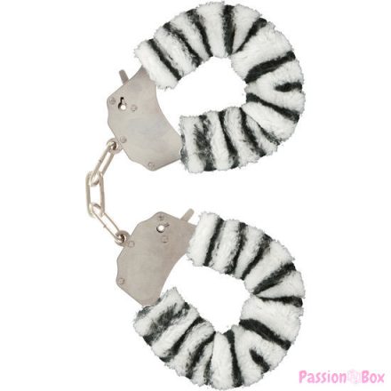 TOYJOY - FURRY FUN CUFFS BONDAGE ZEBRA