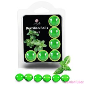 SECRETPLAY - SET 6 BRAZILIANS BALLS MINT