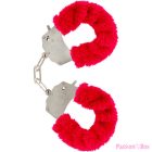 TOYJOY - FURRY FUN CUFFS BONDAGE RED