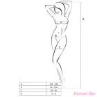 PASSION - WOMAN BS050 BODYSTOCKING BLACK ONE SIZE