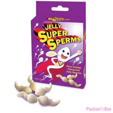 SPENCER & FLEETWOOD - JELLY SUPER SPERM GUMMIES FORM SPERM 120 GR
