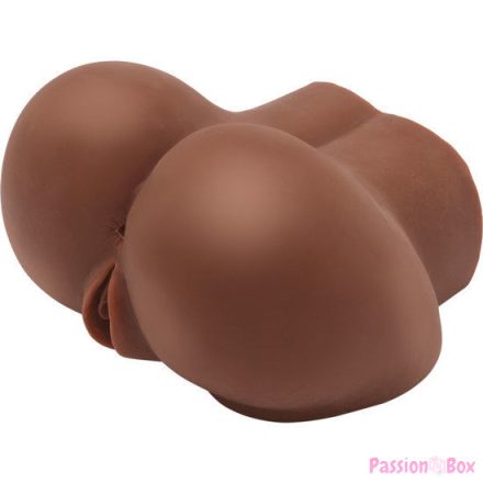 ACT - HOT HONEY RIDER MASTURBATOR WITH VIBRATOR BROWN