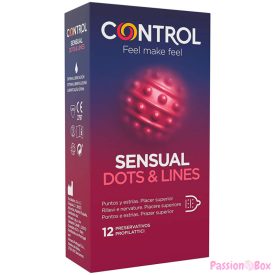   CONTROL - SENSUAL DOTS & LINES POINTS AND STRETCH MARKS 12 UNITS