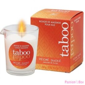   RUF - TABOO MASSAGE CANDLE FOR HER PECHE SUCRE NECTARINE AROMA