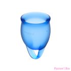 SATISFYER - FEEL CONFIDENT MENSTRUAL CUP DARK BLUE 15 + 20 ML