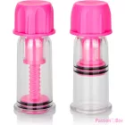 CALEXOTICS - VACCUM TWIST PINK NIPPLE SUCTION CUP