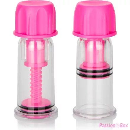 CALEXOTICS - VACCUM TWIST PINK NIPPLE SUCTION CUP