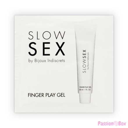 BIJOUX - SLOW SEX MASSAGE GEL WITH FINGER PLAY SINGLE DOSE