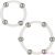 CALEXOTICS - STEEL BEADED SILICONE RING SET