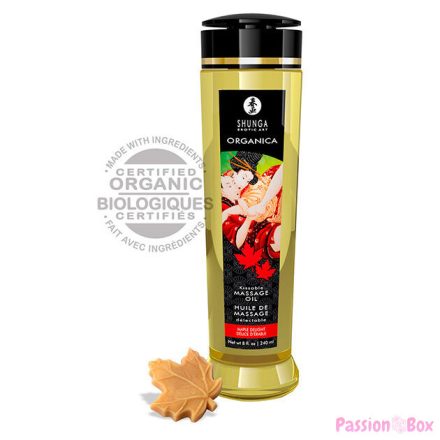 SHUNGA - ORGANIC MASSAGE OIL MAPLE DELIGHT 240 ML