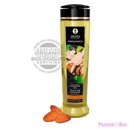 SHUNGA - ORGANIC ALMOND MASSAGE OIL 240 ML