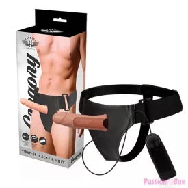  HARNESS ATTRACTION - GREGORY HOLLOW RNES WITH VIBRATOR 16.5 CM -O- 4.3 CM