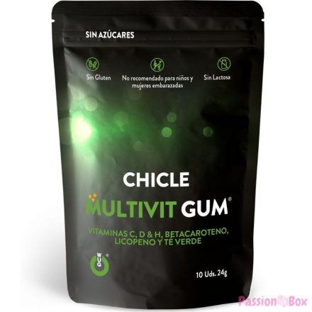 WUG GUM - MULTIVIT VITAMIN C, H, D, BETA-CAROTENE, LYCOPENE AND GREEN TEA 10 UNITS