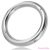METAL HARD - ROUND PENIS RING METAL WIRE C-RING 8X40MM