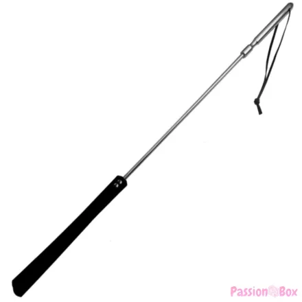 METAL HARD - ORIGINAL LEATHER AND METAL WHIP 70CM