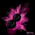 RITHUAL - NISHA RECHARGEABLE VIBRATING KEGEL BALLS BLACK