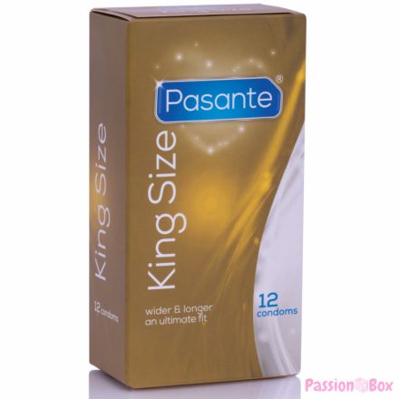 PASANTE - CONDOMS KING MS LONG AND WIDTH 12 UNITS