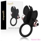 COQUETTE CHIC DESIRE - COCK RING BUTTERFLY WITH VIBRATOR BLACK/ GOLD