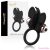 COQUETTE CHIC DESIRE - COCK RING BUTTERFLY WITH VIBRATOR BLACK/ GOLD