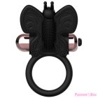 COQUETTE CHIC DESIRE - COCK RING BUTTERFLY WITH VIBRATOR BLACK/ GOLD