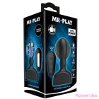 MR PLAY - BLACK INFLATABLE ANAL PLUG REMOTE CONTROL