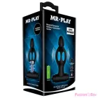 MR PLAY - SILICONE ANAL PLUG WITH VIBRATION