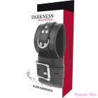 DARKNESS - BLACK LEATHER HANDCUFFS