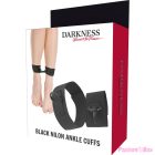 DARKNESS - BLACK NYLON ANKLE CUFFS