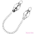 DARKNESS - METAL NIPPLE CLAMP WITH CHAIN