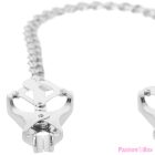 DARKNESS - METAL NIPPLE CLAMP WITH CHAIN