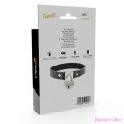 COQUETTE CHIC DESIRE - VEGAN LEATHER NECKLACE WITH HEART ACCESSORY WITH KEY