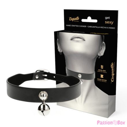 COQUETTE CHIC DESIRE - VEGAN LEATHER NECKLACE WOMAN RATTLE ACCESSORY