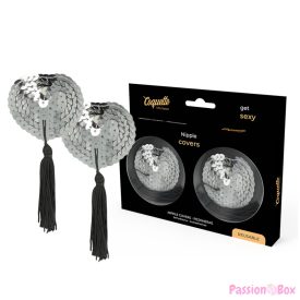 COQUETTE CHIC DESIRE - NIPPLE COVERS SILVER