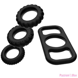 ADDICTED TOYS - COCK RING SET 4 PIECES