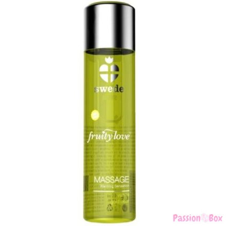 SWEDE - FRUITY LOVE WARMING EFFECT MASSAGE OIL VANILLA AND GOLD PEAR 60 ML.