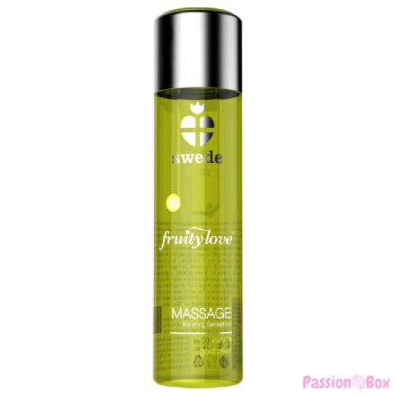 SWEDE - FRUITY LOVE WARMING EFFECT MASSAGE OIL VANILLA AND GOLD PEAR 120 ML