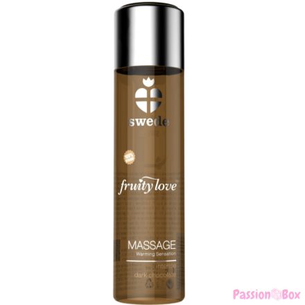 SWEDE - FRUITY LOVE WARMING EFFECT MASSAGE OIL INTENSE DARK CHOCOLATE 120 ML