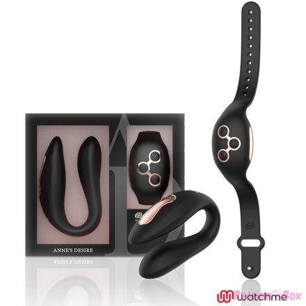 ANNE'S DESIRE - DUAL PLEASURE TECNOLOG A WATCHME BLACK/GOLD